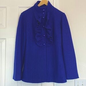 Mac and Jac long jacket in a royal blue/purple.